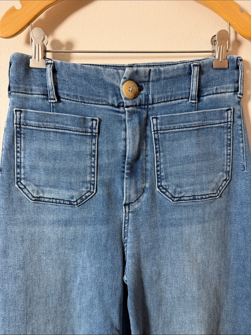 Maeve Colette High-Rise Wide-Leg Cropped Jeans Size 26 Tall - Picture 5 of 8